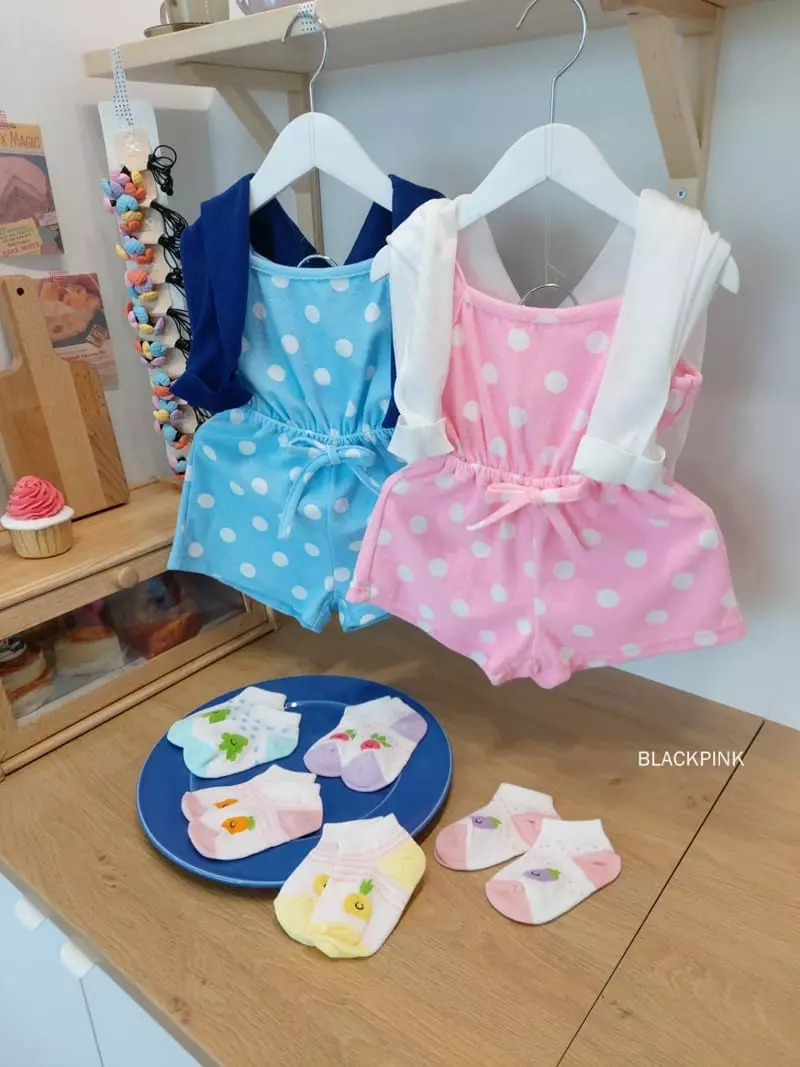 Black Pink - Korean Children Fashion - #kidzfashiontrend - Carrot Socks Set - 6