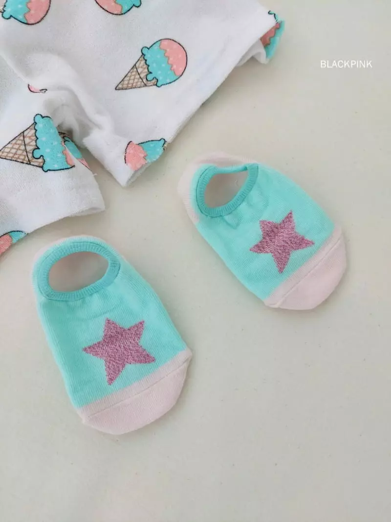 Black Pink - Korean Children Fashion - #magicofchildhood - Ice Cream Top Bottom Set - 12