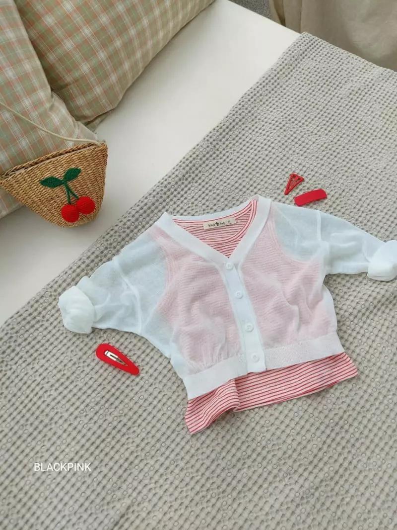 Black Pink - Korean Children Fashion - #magicofchildhood - Stripes Sleeveless - 11