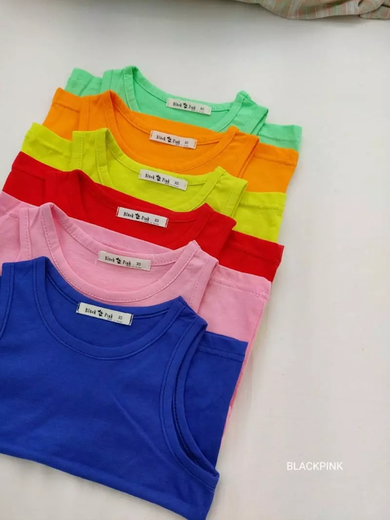 Black Pink - Korean Children Fashion - #magicofchildhood - Muzi Basic Sleeveless - 10