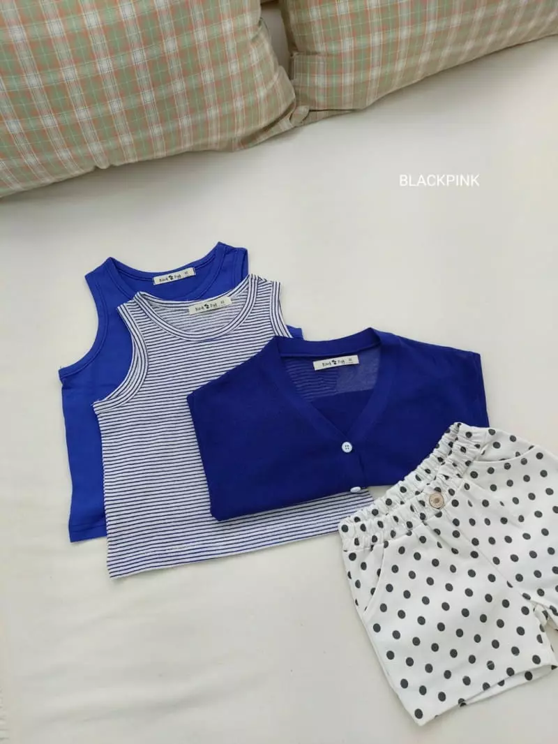 Black Pink - Korean Children Fashion - #prettylittlegirls - Muzi Basic Sleeveless - 12