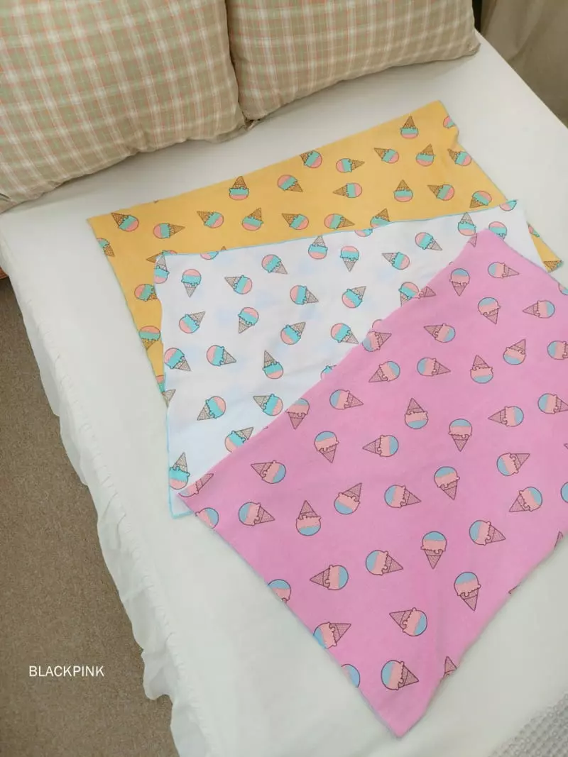 Black Pink - Korean Children Fashion - #todddlerfashion - Ice Cream Towel