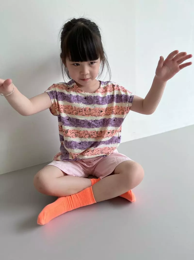 Bon Bon Butik - Korean Children Fashion - #kidsshorts - Bay Soc Tee - 2