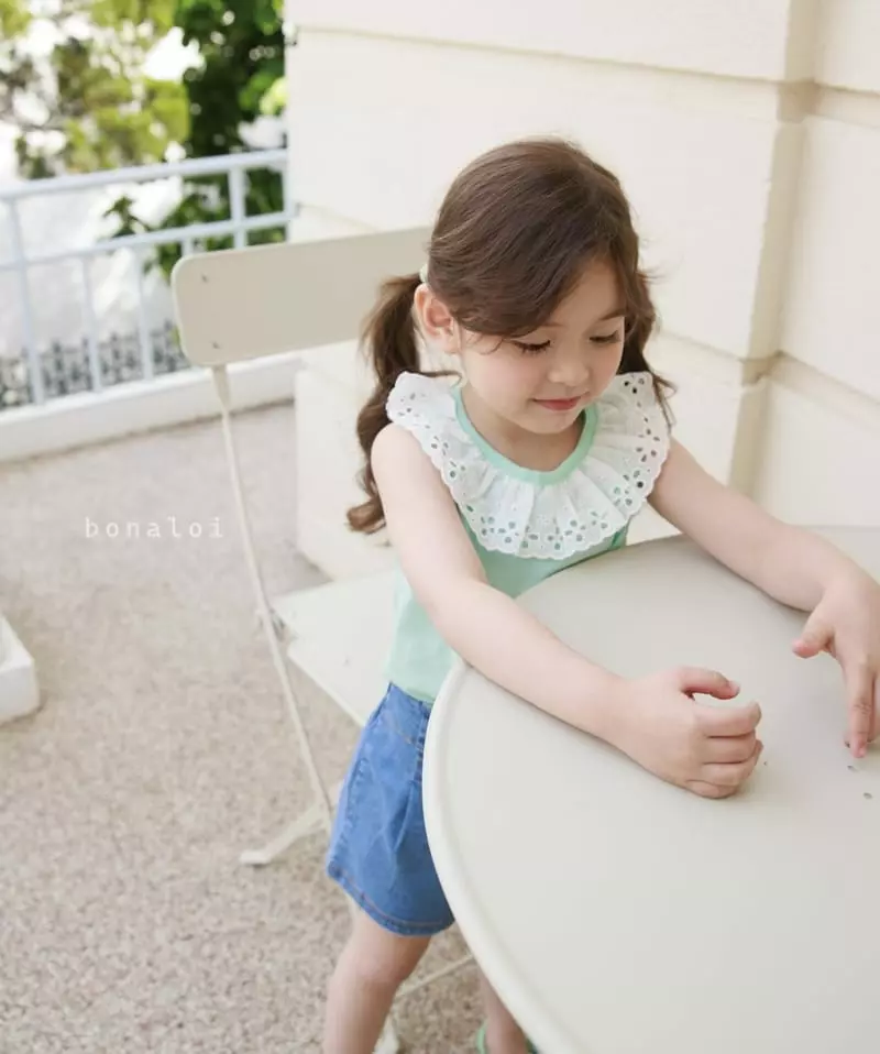 Bonaloi - Korean Children Fashion - #Kfashion4kids - Rich Sleeveless - 3