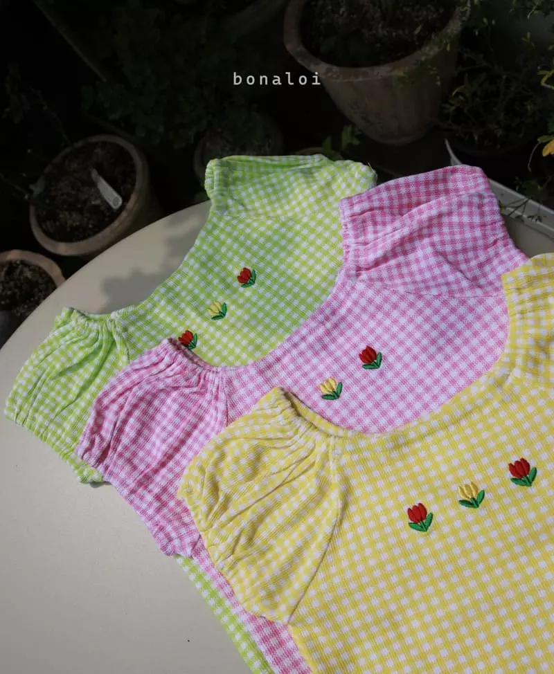 Bonaloi - Korean Children Fashion - #kidsshorts - Mango Tulip Tee