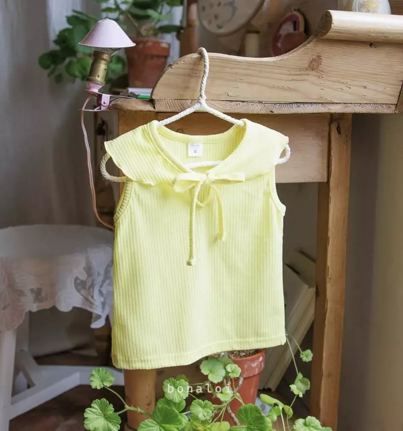 Bonaloi - Korean Children Fashion - #littlefashionista - Papaya Sleeveless - 7