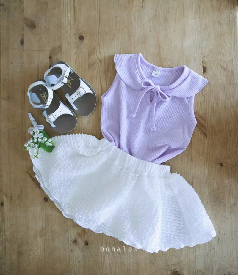 Bonaloi - Korean Children Fashion - #magicofchildhood - Papaya Sleeveless - 8