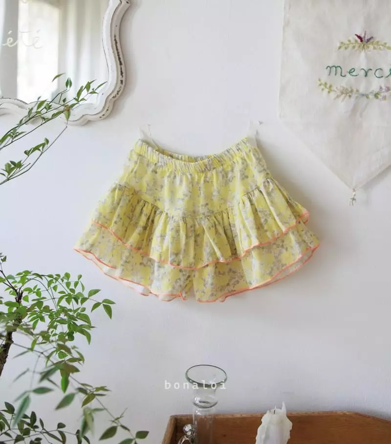 Bonaloi - Korean Children Fashion - #prettylittlegirls - Nive Skirt Pants - 5