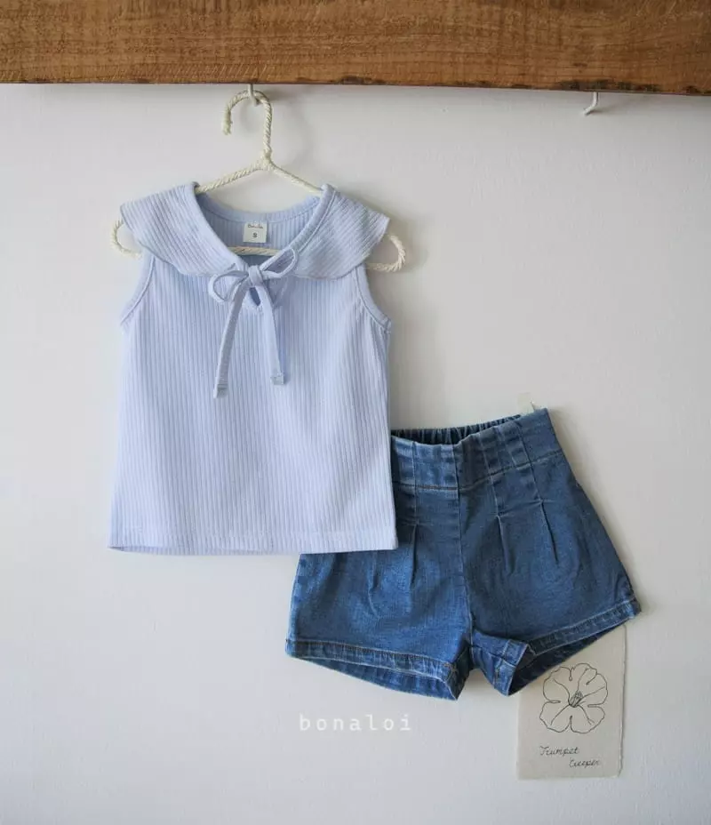 Bonaloi - Korean Children Fashion - #prettylittlegirls - Papaya Sleeveless - 10