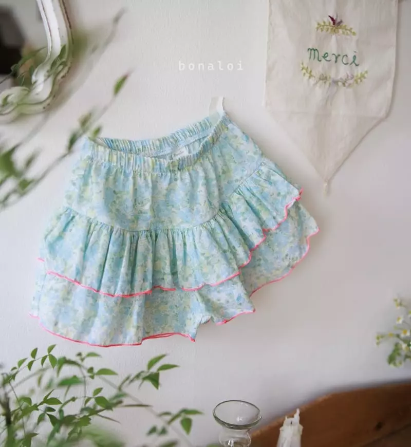 Bonaloi - Korean Children Fashion - #todddlerfashion - Nive Skirt Pants - 6