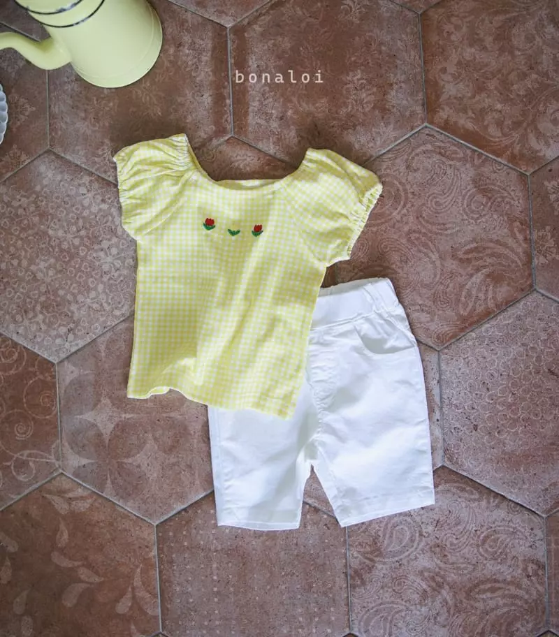 Bonaloi - Korean Children Fashion - #todddlerfashion - Mango Tulip Tee - 9