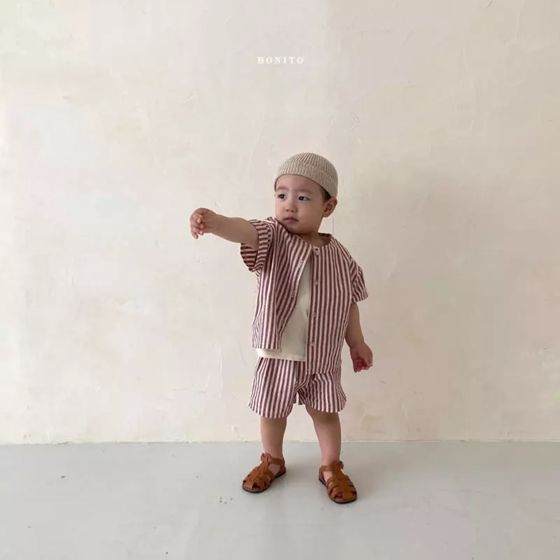Bonito - Korean Baby Fashion - #babyboutiqueclothing - Bebe Height Top Bottom Set - 11