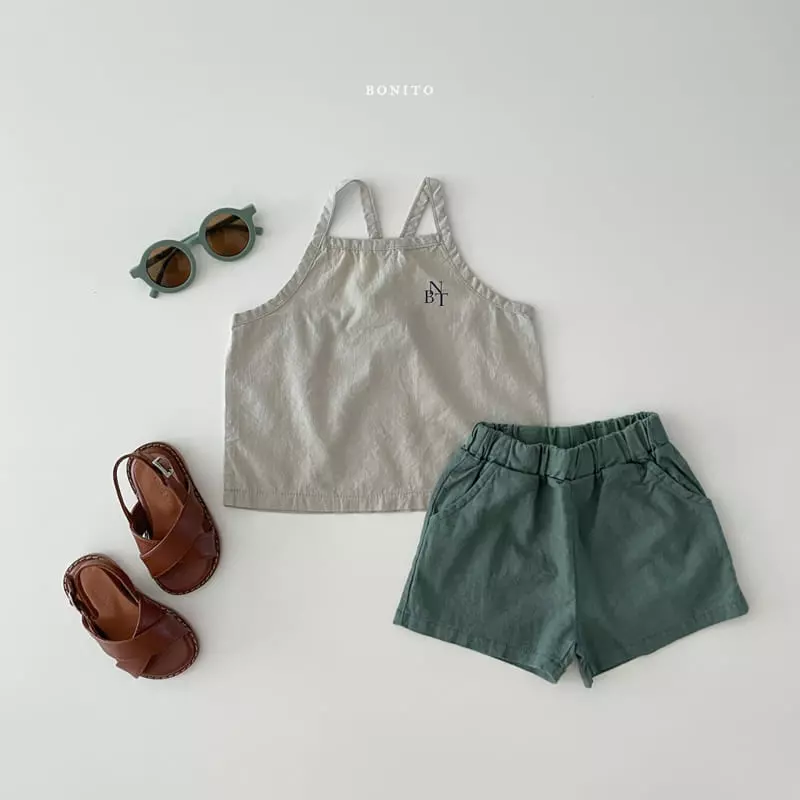 Bonito - Korean Baby Fashion - #babyfever - Bebe BNT String Sleeveless - 8