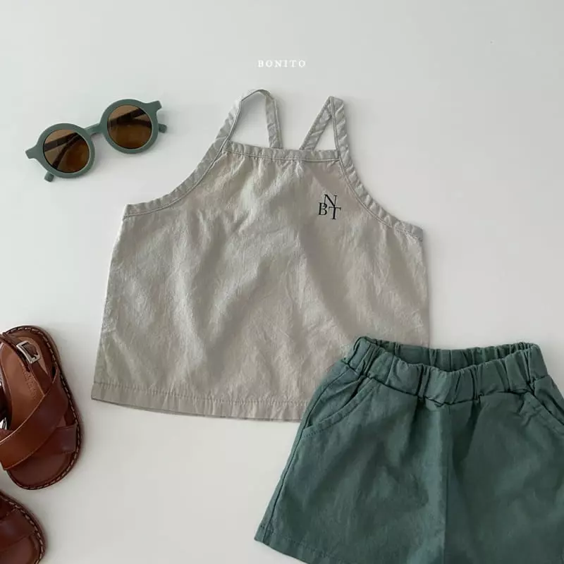 Bonito - Korean Baby Fashion - #babyoninstagram - Bebe BNT String Sleeveless - 11