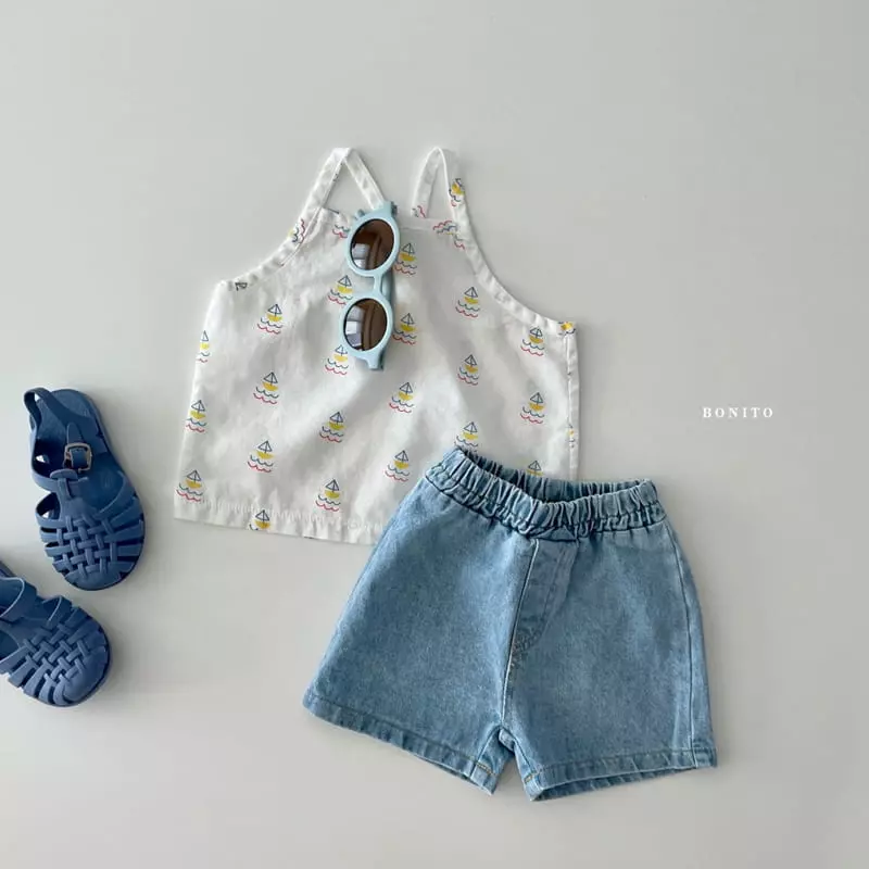 Bonito - Korean Baby Fashion - #babyoutfit - Bebe Yourt Sleeveless - 9