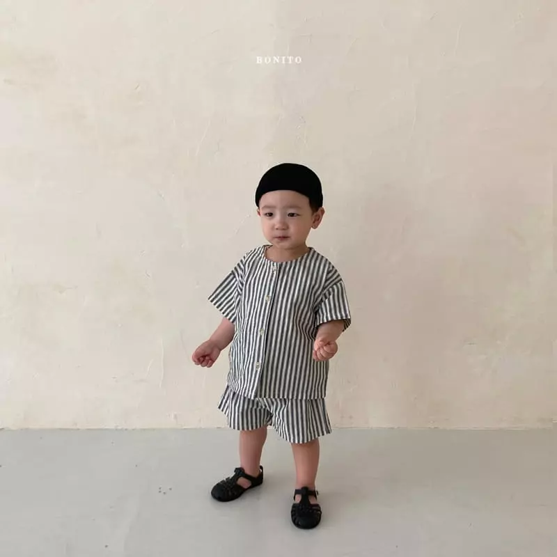 Bonito - Korean Baby Fashion - #smilingbaby - Bebe Height Top Bottom Set - 9
