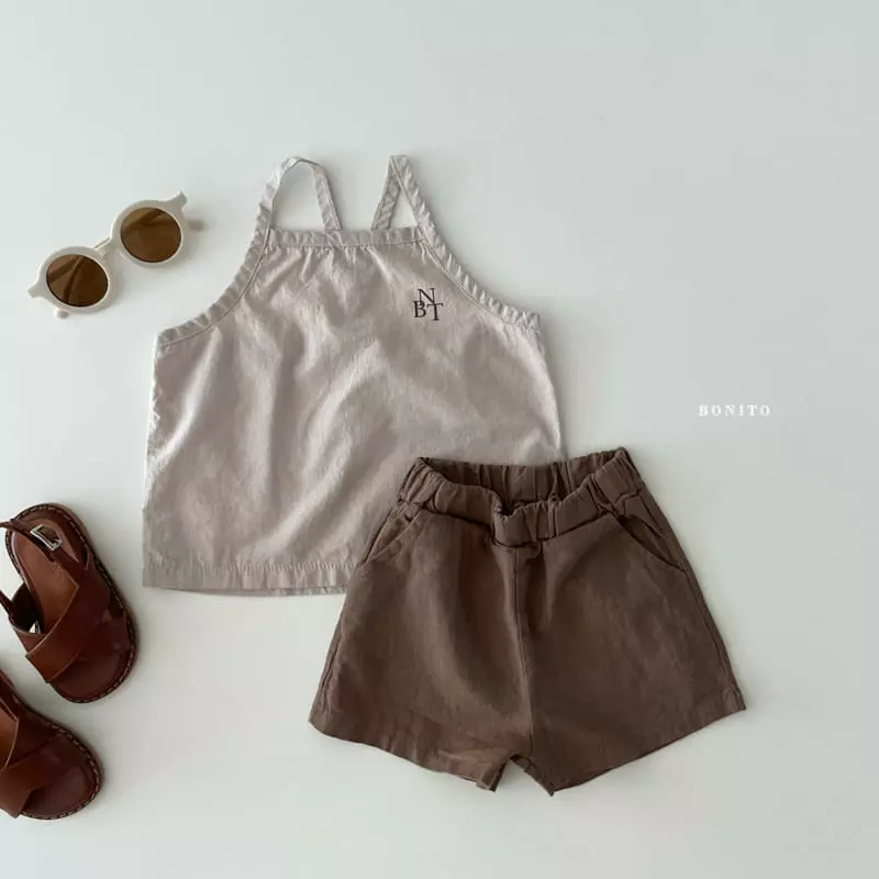 Bonito - Korean Children Fashion - #childofig - Kid BNT String Sleeveless - 6