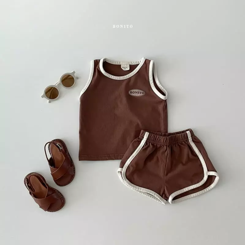 Bonito - Korean Children Fashion - #designkidswear - Kid Bonny Sleeveless Top Bottom Set - 10