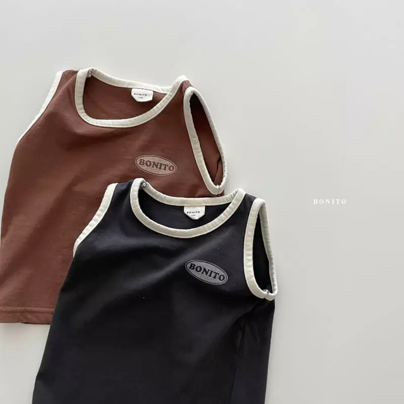 Bonito - Korean Children Fashion - #magicofchildhood - Kid Bonny Sleeveless Top Bottom Set - 2