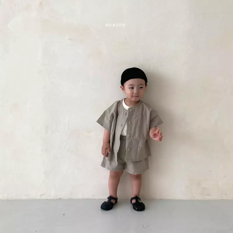 Bonito - Korean Children Fashion - #magicofchildhood - Kid Linen Top Bottom Set - 8