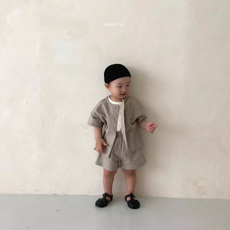 Bonito - Korean Children Fashion - #minifashionista - Kid Linen Top Bottom Set - 9