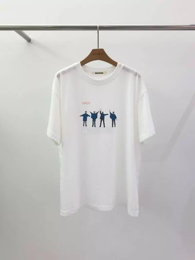 Browns - Korean Women Fashion - #momslook - For Men Tee