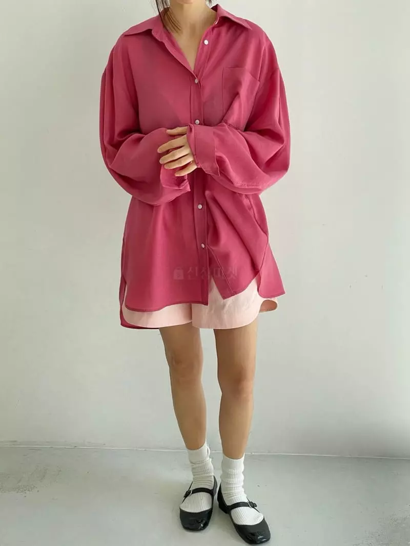 Browns - Korean Women Fashion - #momslook - Tree Boxy Shirt - 3