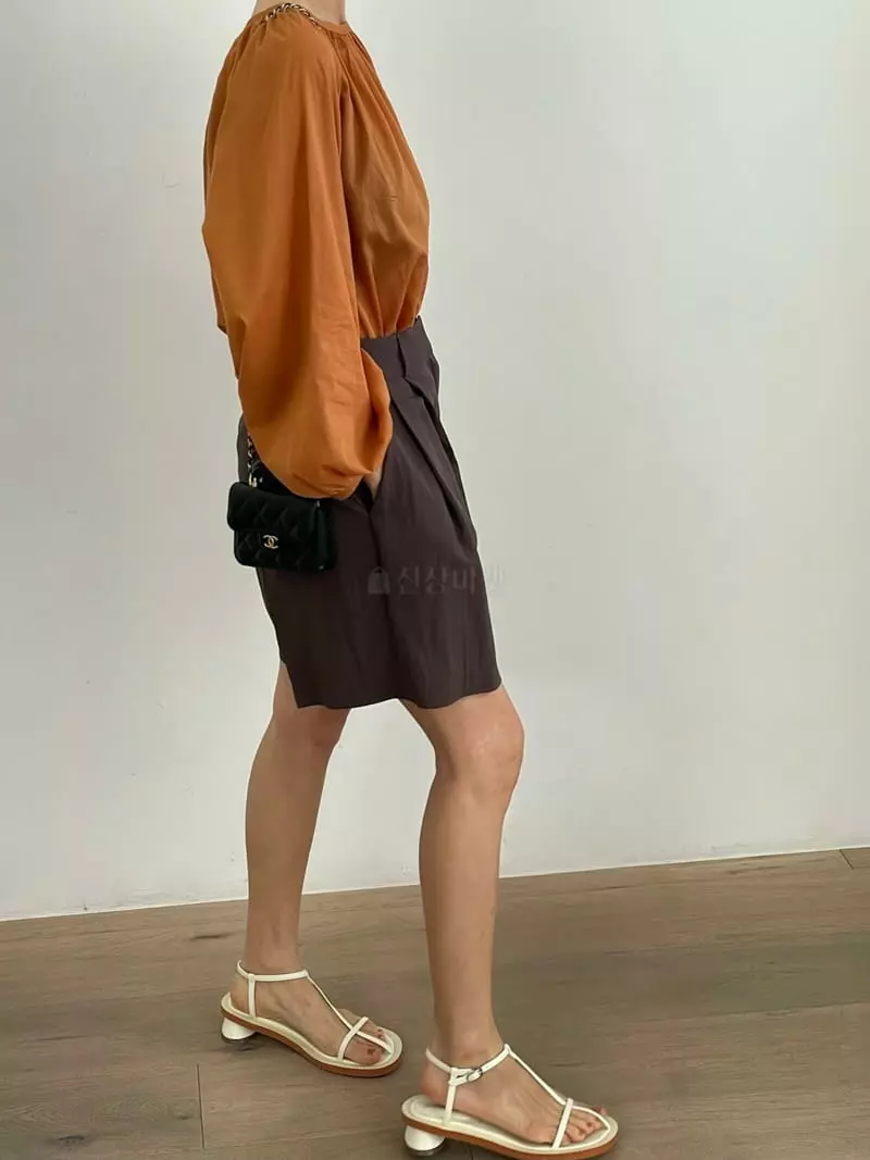 Browns - Korean Women Fashion - #pursuepretty - Noang Shirring Blouse - 2