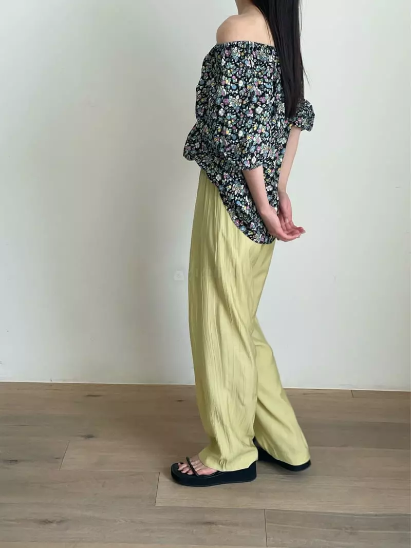 Browns - Korean Women Fashion - #womensfashion - Plisse Banding Pants - 3