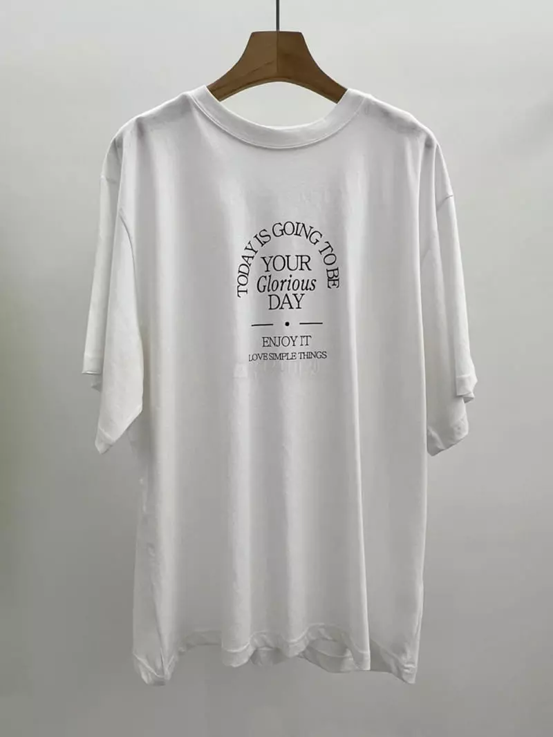 Browns - Korean Women Fashion - #womensfashion - Loose Lettering Tee