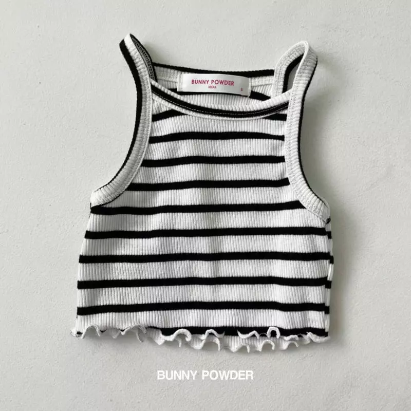 Bunny Powder - Korean Children Fashion - #childofig - Stripes Sleeveless - 6