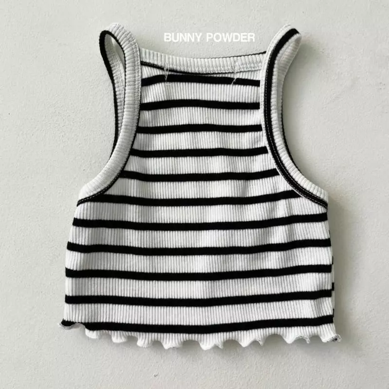 Bunny Powder - Korean Children Fashion - #childrensboutique - Stripes Sleeveless - 7