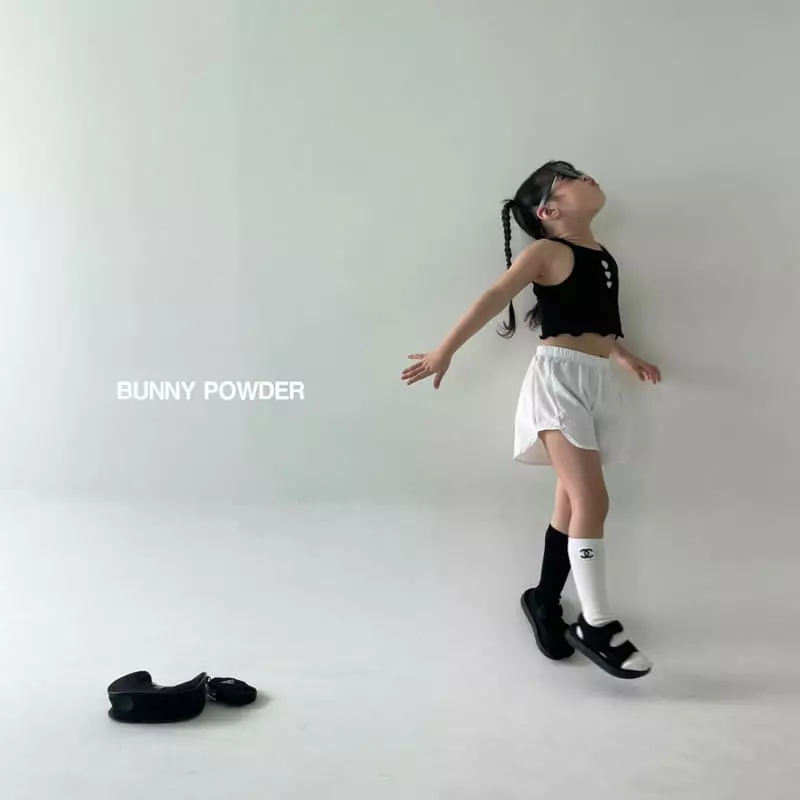 Bunny Powder - Korean Children Fashion - #kidsshorts - Rose Sleeveless - 12