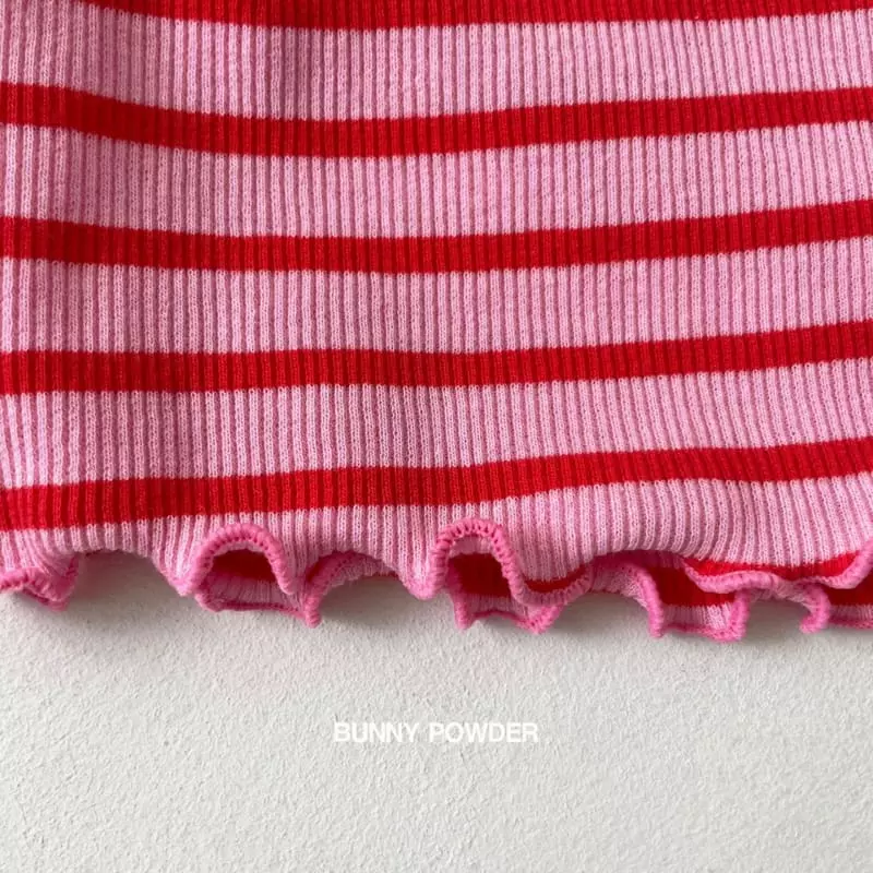 Bunny Powder - Korean Children Fashion - #stylishchildhood - Stripes Sleeveless - 5