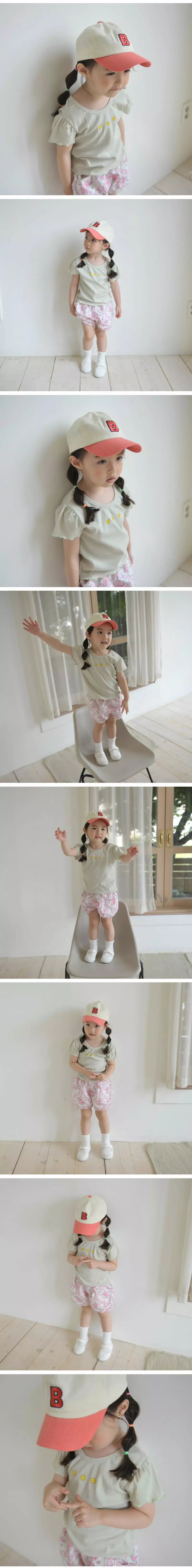 Buttercup - Korean Children Fashion - #childrensboutique - Mini Flower Tee - 4