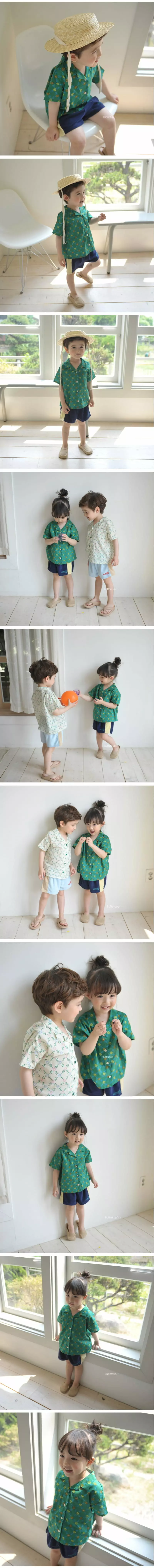 Buttercup - Korean Children Fashion - #littlefashionista - Flower Shirt - 2