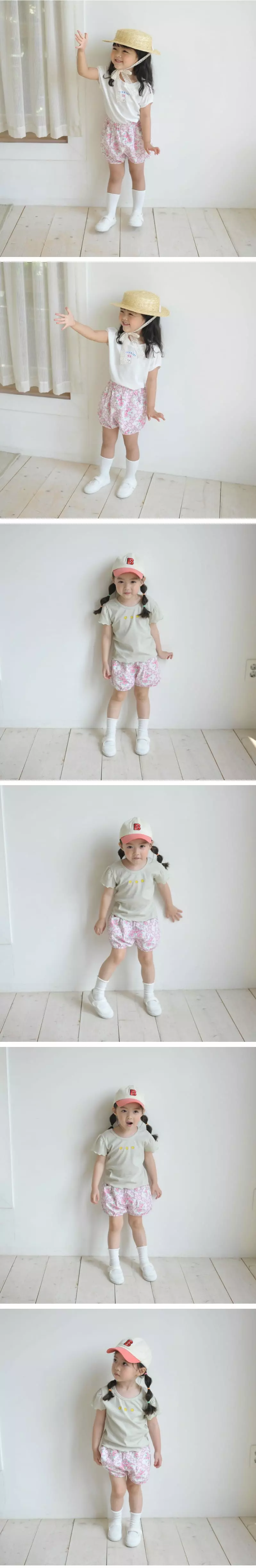Buttercup - Korean Children Fashion - #littlefashionista - Linen Flower Shorts