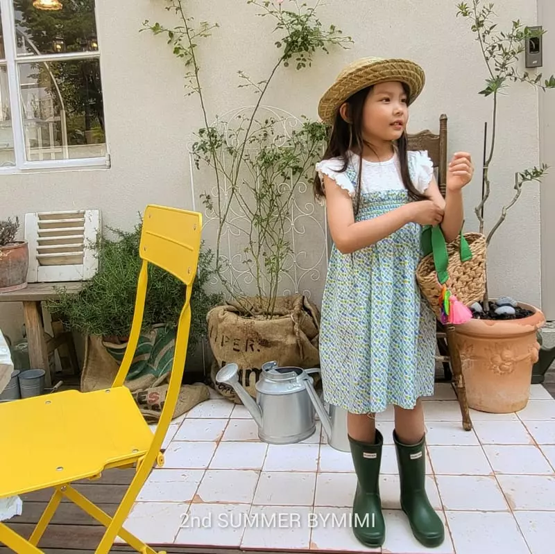 Bymimi - Korean Children Fashion - #Kfashion4kids - Dungarees Smocked One-piece - 11