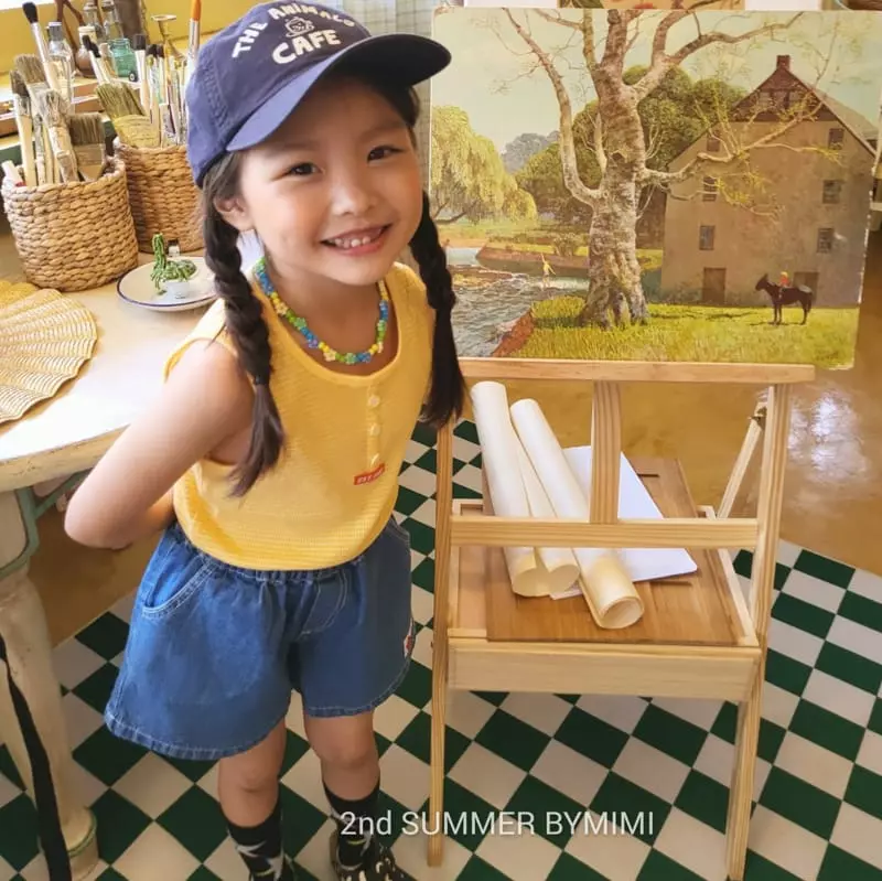 Bymimi - Korean Children Fashion - #childrensboutique - Din Din Sleeveless