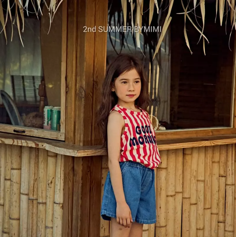 Bymimi - Korean Children Fashion - #kidsshorts - Sailor Sleeveless - 3