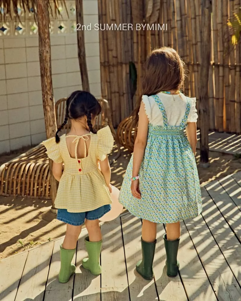 Bymimi - Korean Children Fashion - #kidsshorts - Dungarees Smocked One-piece - 8