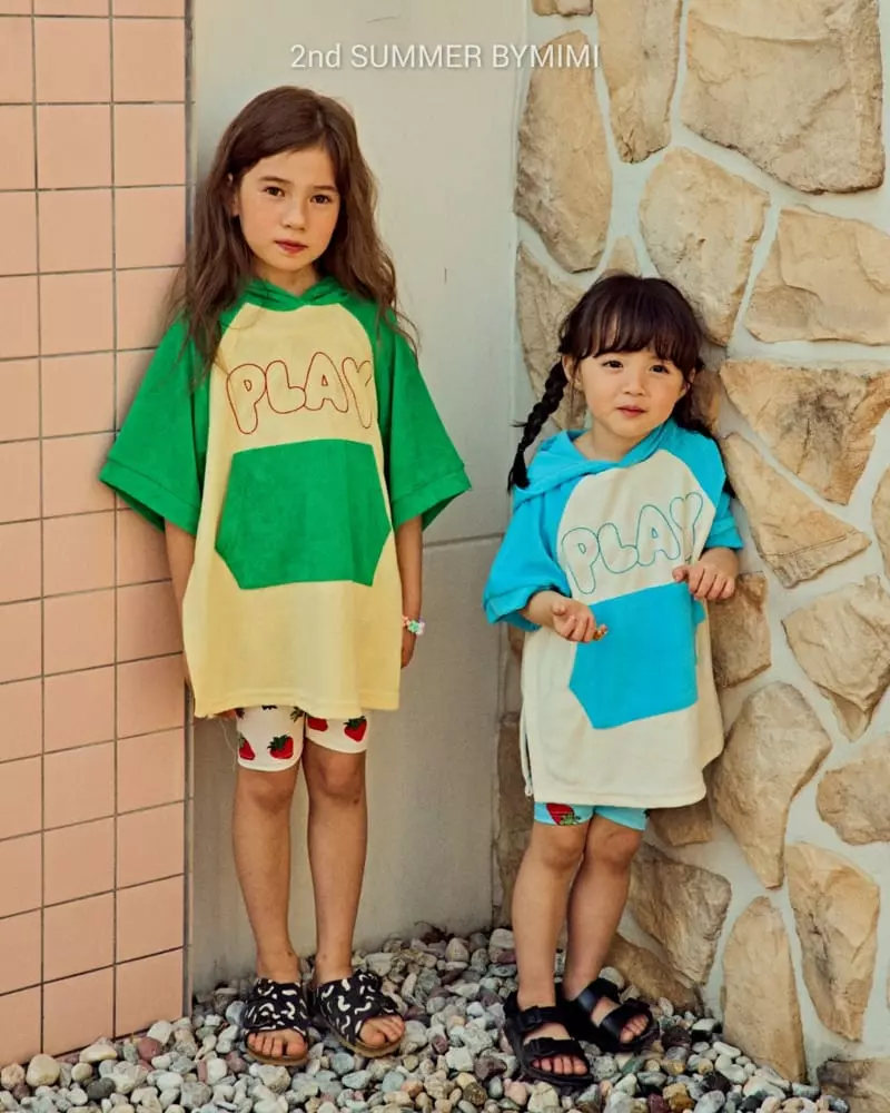 Bymimi - Korean Children Fashion - #kidsstore - Beach Hoody Gawn - 3