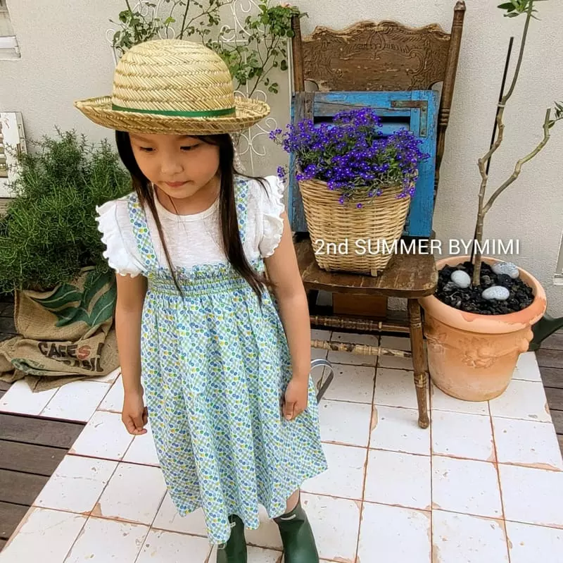 Bymimi - Korean Children Fashion - #kidsstore - Dungarees Smocked One-piece - 9