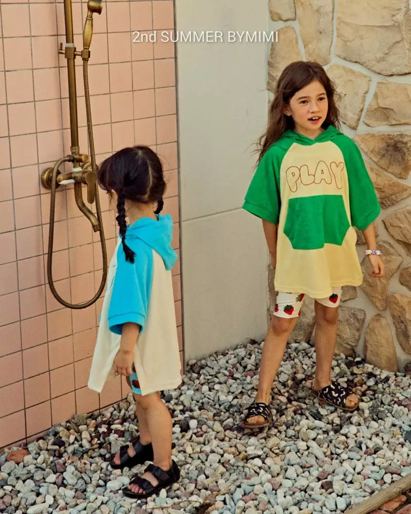 Bymimi - Korean Children Fashion - #kidsstore - Beach Hoody Gawn - 4