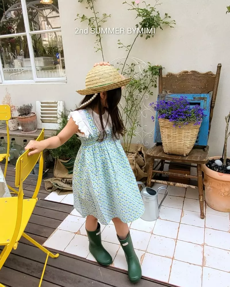 Bymimi - Korean Children Fashion - #littlefashionista - Dungarees Smocked One-piece - 12