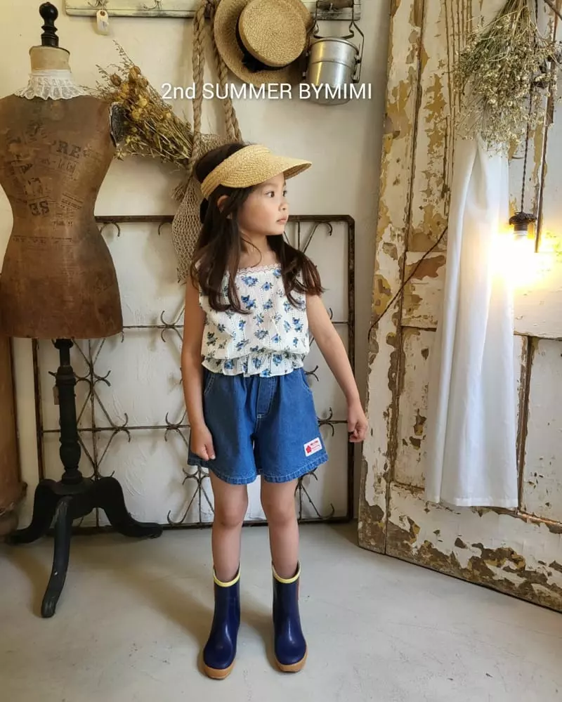 Bymimi - Korean Children Fashion - #magicofchildhood - Eyelet Sleeveless - 10