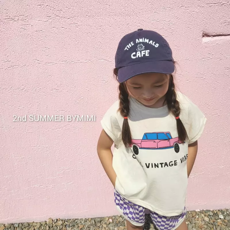 Bymimi - Korean Children Fashion - #todddlerfashion - Aqua Check Shorts - 5