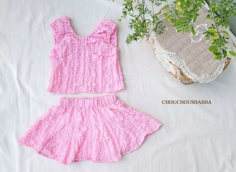 Chouchou Shasha - Korean Children Fashion - #childofig - Muse Top Bottom Set - 6