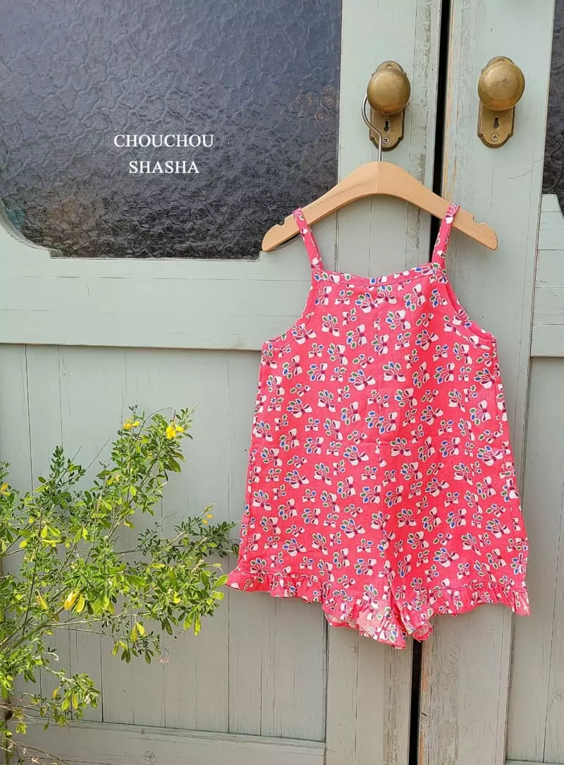 Chouchou Shasha - Korean Children Fashion - #kidsshorts - Ribboni Jumpsuit - 10