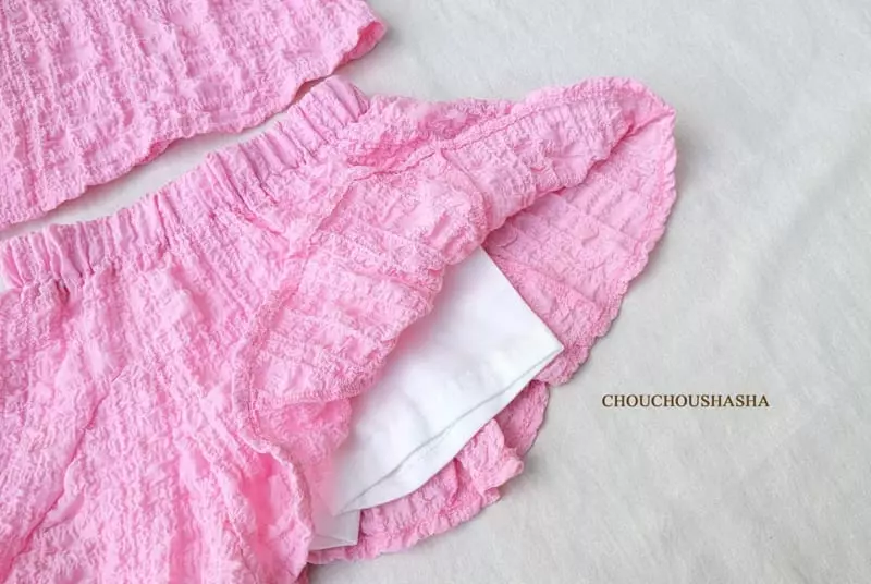 Chouchou Shasha - Korean Children Fashion - #kidsstore - Muse Top Bottom Set - 12
